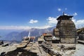 Tungnath temple, Chopta, Garhwal, Uttarakhand, India Royalty Free Stock Photo