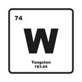 Tungsten (Wolfram) Element icon