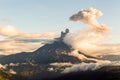 Tungurahua Volcano Ash Blast Wide Angle