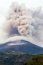 Tungurahua Volcano Eruption Royalty Free Stock Photo