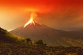 Tungurahua Volcano Huge Eruption Royalty Free Stock Photo