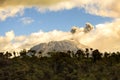 Tungurahua Volcano Spewing Restive Plumes Of Ash Royalty Free Stock Photo