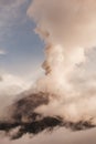 Tungurahua Volcano, Strong Vulcanian Explosion Royalty Free Stock Photo