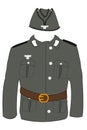 Tunic of the german military great domestic war Royalty Free Stock Photo