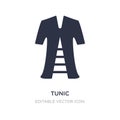 tunic icon on white background. Simple element illustration from Fashion concept