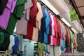 tunics shop in a covered market (geylang serai) - singapore Royalty Free Stock Photo