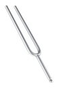 Tuning Fork, 3D rendering Royalty Free Stock Photo