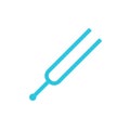 Tuning fork icon Royalty Free Stock Photo