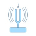 Tuning Fork Icon Royalty Free Stock Photo