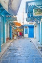 The streets of Tunis bazaar