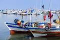 Tunisia. Djerba island. Houmt Souk. Fishing port Royalty Free Stock Photo