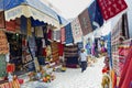 Tunisia. Djerba. Carpet shop Royalty Free Stock Photo