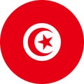 Tunisia Flag Africa illustration vector eps