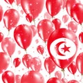 Tunisia Independence Day Seamless Pattern.