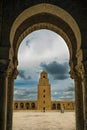 Tunisie. Kairouan. The Great Mosque Sidi Okba Royalty Free Stock Photo