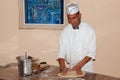 Tunisia, Mahdia - June 20, 2009: Arab restaurant chef at a hotel