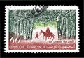 Tunisia on postage stamps Royalty Free Stock Photo