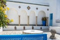 Sidi Bou Said. arab city in Tunisia Royalty Free Stock Photo