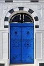 Tunisian blue doors