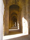 Tunisian Roman colosseum,El Djem, detail