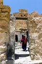 Tunisie. Chenini. Old berber woman Royalty Free Stock Photo