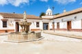 Tunja monument and square named Pila of Mono