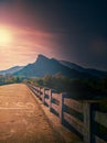 Tunki buru hill in Similipal National park valley Royalty Free Stock Photo