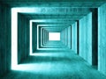 Tunnel abstract background