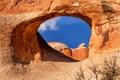 Tunnel Arch Rock Canyon Devils Garden Arches National Park Moab Utah Royalty Free Stock Photo