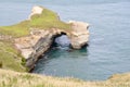 Tunnel beach at Otago Peninsula