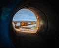 Tunnel at big sur coast california, usa Royalty Free Stock Photo