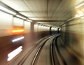 Tunnel blur Royalty Free Stock Photo