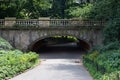 Tunnel and Bridge at Central Park during Summer in New York City Royalty Free Stock Photo