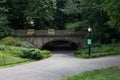 Tunnel and Bridge at Central Park during Summer in New York City Royalty Free Stock Photo