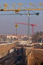 Tunnel construction site Royalty Free Stock Photo