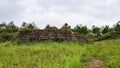 Tunnel And Defense Fortification of US Army In Ta Con Airport Relics, Vietnam. Royalty Free Stock Photo