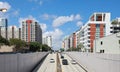 The tunnel in Fort Lauderdale Royalty Free Stock Photo