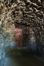 Tunnel in fortress, Sveaborg, Suomenlinna in Finland