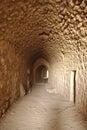 Tunnel in Karak Castle Royalty Free Stock Photo