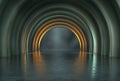 Tunnel With a Light at the End Royalty Free Stock Photo