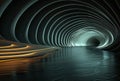 Tunnel With a Light at the End Royalty Free Stock Photo