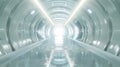 A tunnel with a light at the end, symbolizing hope and success. Suitable for various business concepts Royalty Free Stock Photo