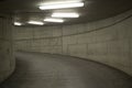 Tunnel Lights (Parking Garage) Royalty Free Stock Photo