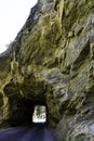 Tunnel on Needles Highway in Custer, South Dakota.