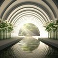 Tunnel of Reflection: A Passage to Inner Peace