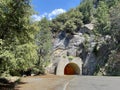 tunnel road national park Yosemite passageway underground mountain traffic pass