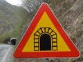 Tunnel roadsign
