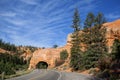 Tunnel in the rock