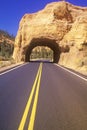 Tunnel Through Rock, Bryce Canyon National Park, Utah Royalty Free Stock Photo