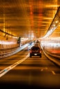 Tunnel traffic in New York Royalty Free Stock Photo